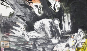 Edward Dwurnik, Pijany Gierek, 1985