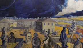 Edward Dwurnik, Tiurma, 1988, dar prof. Romana Zarzyckiego