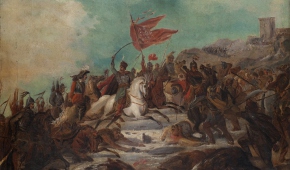 Henryk Pillati, Scena batalistyczna, 1860