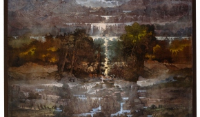 Krzysztof Wieczorek mountain valle with four trees