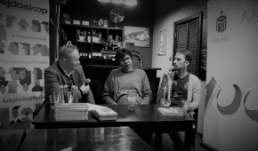 Łukasz Kaczyński, Maciej Świerkocki i Łukasz Urbaniak, fot. Browar Bednary