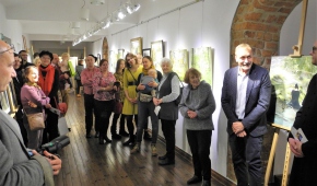 Na wernisażu. Fot.P.Reising