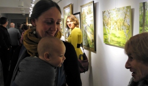 Na wernisażu. Fot.P.Reising
