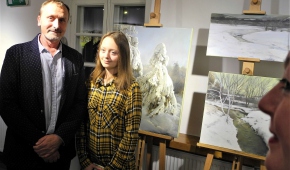 Na wernisażu. Fot.P.Reising