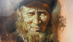 Jedno z dzieł na wernisażu. Fot.P.Reising