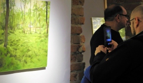 Na wernisażu. Fot.P.Reising