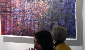 Podczas wernisażu. fot.P.Reising