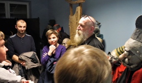 Michał Zaskórski wśród gości. fot.P.Reising