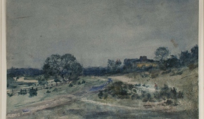 Samuel Hirszenberg "Inowłódz", akwarela, 1890 r.