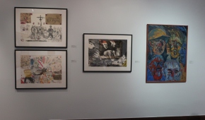 Wystawa z pracami m.in. Edwarda Dwurnika w Muzeum Pałac Herbsta, fot. ATN