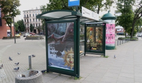 Wystawa festiwalu Łódź Czterech Kultur w przestrzeni miasta, fot. ATN