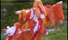 Kostium z performensu "By the river" fot. Tatiana Pancewicz