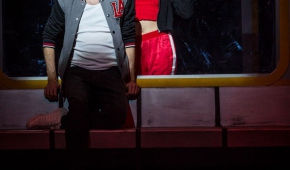 Jakub Kotyński i Zuzanna Zieliński w "Lovebooku". Foto: Katarzyna Chmura-Cegiełkowska / mat. teatru