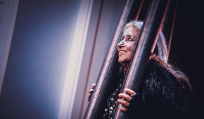 Irena Jun w spektaklu "Matka Makryna". Foto. mat. prasowe