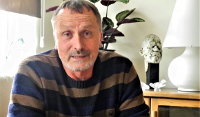 Artysta w swoim domu. Fot.P.Reising