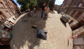 "Ogrodowa mówi" zdjęcia w technologii VR Foto: Uczestnicy projektu 