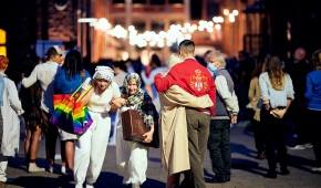 "Sekundowa wspólnota" w Fabryce Sztuki, 22.08.2021 r., fot. Agnieszka Cytacka