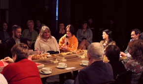 Spotkanie z cyklu "Sezon w pięknie". Fot. Teatr Powszechny w Łodzi