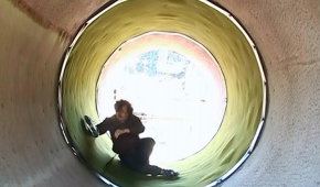 „Sfery de la Lux, potocznie zwane Luna”, 2005
Zapis akcji, kamera – M. Chojnicka. © Muzeum Sztuki w Łodzi