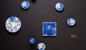 Klaudia Pieniak "Universum", cyjanotypie, 2022